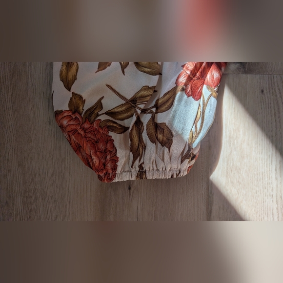 NWT Showpo Abigail One Shoulder Floral Cutout Maxi Dress Medium - Picture 9 of 10